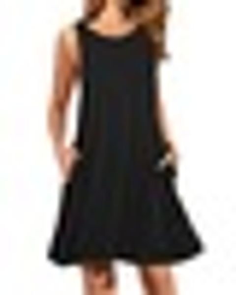 casual loose solid dress women zanzea summer sleeveless pockets o neck a-line elegant mini bodycon party tank dresses 2019, Black;gray
casual loose solid dress women zanzea summer sleeveless pockets o neck a-line elegant mini bodycon party tank dresses 2019, Black;gray