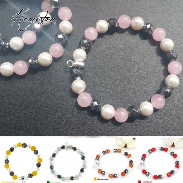 thomas style pearl, rose pink quartz, hematite beads bracelet with a branded charm carrier, bijoux jewelry gift for women ts 069, Golden;silver
thomas style pearl, rose pink quartz, hematite beads bracelet with a branded charm carrier, bijoux jewelry gift for women ts 069, Golden;silver