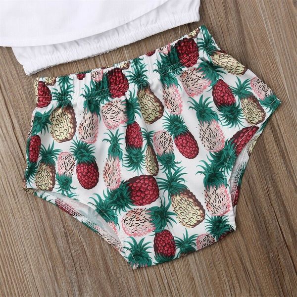 newborn baby girl clothes lotus leaf collar crop pineapple print short pants headband 3pcs outfits summer clothes, White
newborn baby girl clothes lotus leaf collar crop pineapple print short pants headband 3pcs outfits summer clothes, White