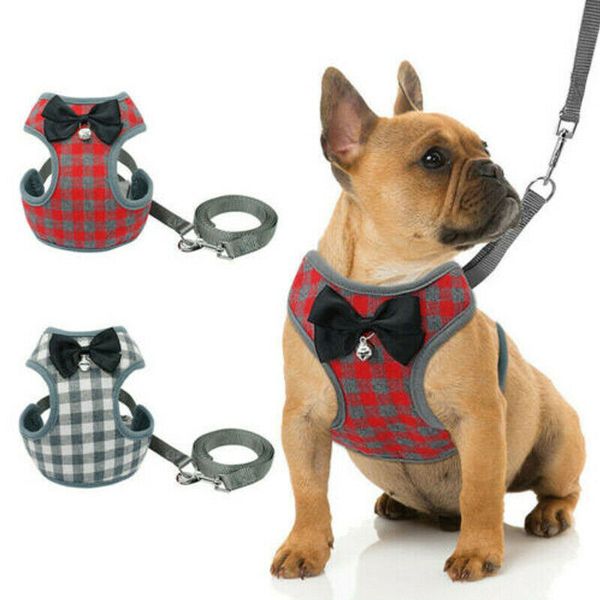 

Mesh Breathable Dog Harness and Leads Pet Puppy Adjustable Leash Vest 3 Sizes