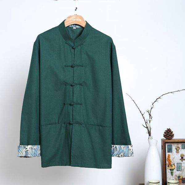 blouse autumn men's long sleeve shirt traditional chinese cotton linen loose frock vestido oriental 2020, Black;brown
blouse autumn men's long sleeve shirt traditional chinese cotton linen loose frock vestido oriental 2020, Black;brown