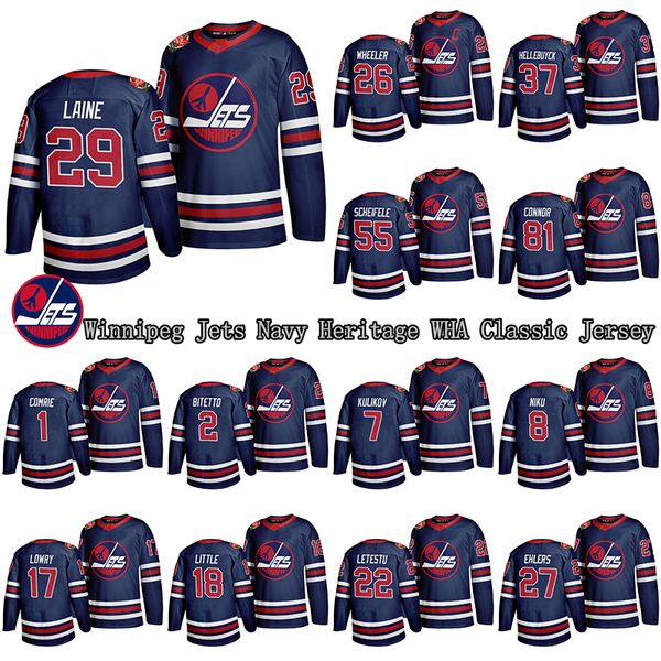 men's winnipeg jets 2019-20 navy heritage wha classic jersey 29 patrik laine 26 blake wheeler custom any name any number hockey jerseys, Black;red
men's winnipeg jets 2019-20 navy heritage wha classic jersey 29 patrik laine 26 blake wheeler custom any name any number hockey jerseys, Black;red