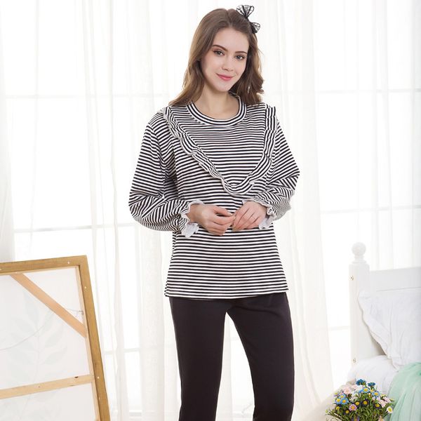 winter warm maternity nightwear clothes suits shirt+pants breastfeeding sleepwear set nursing pajamas for pregnant women premama, White
winter warm maternity nightwear clothes suits shirt+pants breastfeeding sleepwear set nursing pajamas for pregnant women premama, White
