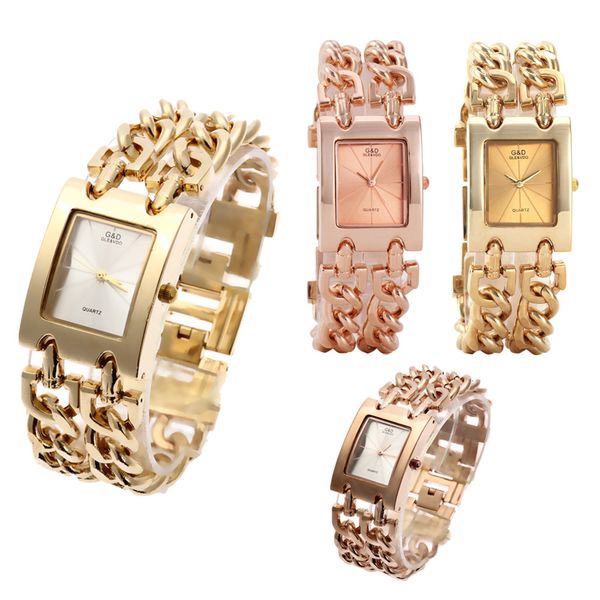 gold silver luxury full stainless steel chain watch women men quartz wrist watch women's bracelet watches men business clock, Slivery;brown
gold silver luxury full stainless steel chain watch women men quartz wrist watch women's bracelet watches men business clock, Slivery;brown