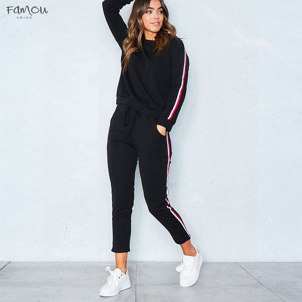 2 Printed Piece Set Women Striped Spring Sweatshirt Pants Long Sleeve Suit Tracksuits Long Sleeve Sportswear Outfit Drop Shipping
2 Printed Piece Set Women Striped Spring Sweatshirt Pants Long Sleeve Suit Tracksuits Long Sleeve Sportswear Outfit Drop Shipping