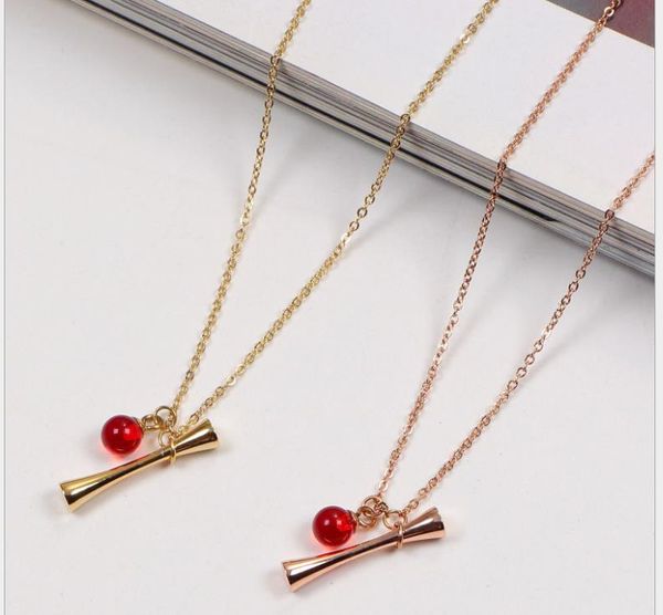 titanium steel ruby necklace pendant rose gold short chain titanium steel necklace, Silver
titanium steel ruby necklace pendant rose gold short chain titanium steel necklace, Silver