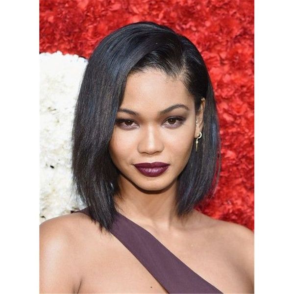 brazilian human hair lace front wig light yaki straight lace wig for women 8-16 inch short bob wigs, Black;brown
brazilian human hair lace front wig light yaki straight lace wig for women 8-16 inch short bob wigs, Black;brown