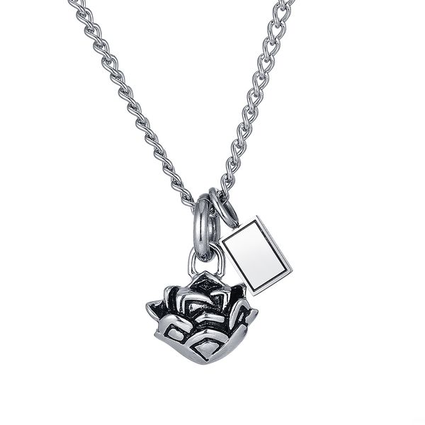 buddhist women lotus flower necklace with link chain chinese style stainless steel female charm pendants jewelry bp002-tag, Silver
buddhist women lotus flower necklace with link chain chinese style stainless steel female charm pendants jewelry bp002-tag, Silver