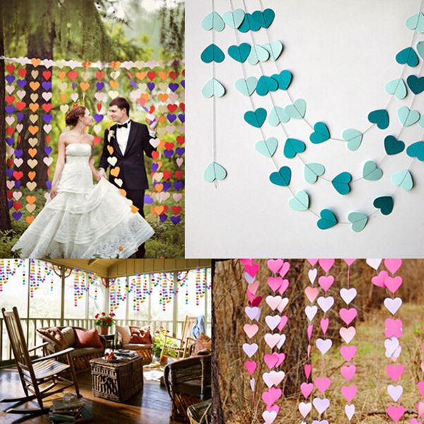 4m colorful heart paper wedding party decoration garland handmade children room wall hangings props decoration
4m colorful heart paper wedding party decoration garland handmade children room wall hangings props decoration