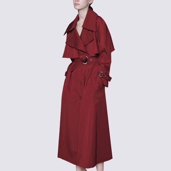 2019 spring windbreaker jacket women s slim red wine khaki long sleeve tie with autumn casual long coat female p123, Tan;black
2019 spring windbreaker jacket women s slim red wine khaki long sleeve tie with autumn casual long coat female p123, Tan;black