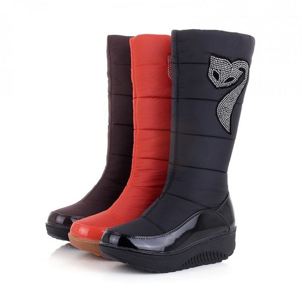 stitching down rhinestones women high boots thick sole casual warmer snow boots women knee high, Black
stitching down rhinestones women high boots thick sole casual warmer snow boots women knee high, Black