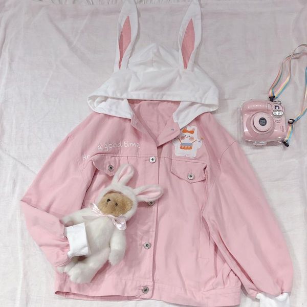 soft sister kawaii ear hooded autumn pink embroidery coat harajuku mori girl lovely fashion jacket outerwear student, Black;brown
soft sister kawaii ear hooded autumn pink embroidery coat harajuku mori girl lovely fashion jacket outerwear student, Black;brown