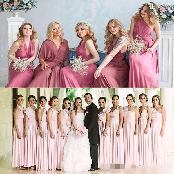 modest covertible bridesmaid dresses 2020 multi ways floor length meternity maid of honor gown formal evening wear for beach country wedding, White;pink
modest covertible bridesmaid dresses 2020 multi ways floor length meternity maid of honor gown formal evening wear for beach country wedding, White;pink