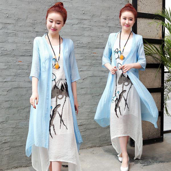 2019 summer in national customs cotton dress twinset literature flax suit longuette, White;black
2019 summer in national customs cotton dress twinset literature flax suit longuette, White;black
