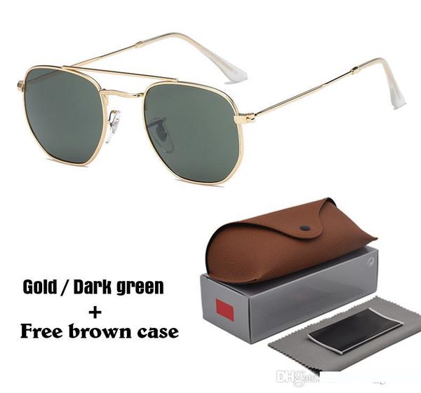 new brand designer sunglasses women men hexagonal vintage square sun glasses oculos de sol with cases and box packages, White;black
new brand designer sunglasses women men hexagonal vintage square sun glasses oculos de sol with cases and box packages, White;black