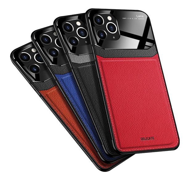 new glass case for iphone 12 mini 11 pro x xr xs max 8 7 6 plus leather case cover fashion shockproof design
new glass case for iphone 12 mini 11 pro x xr xs max 8 7 6 plus leather case cover fashion shockproof design