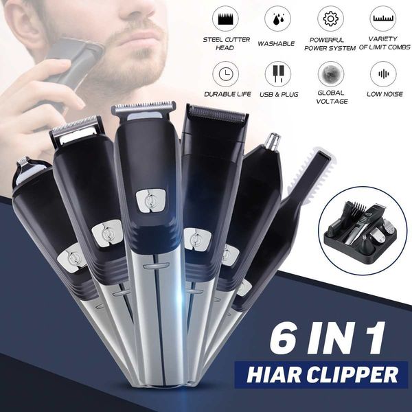 6 in 1 multifunction rechargeable head shaver hair trimmer clipper body hair trimmer fully functional bald hair clipper trimmer
6 in 1 multifunction rechargeable head shaver hair trimmer clipper body hair trimmer fully functional bald hair clipper trimmer