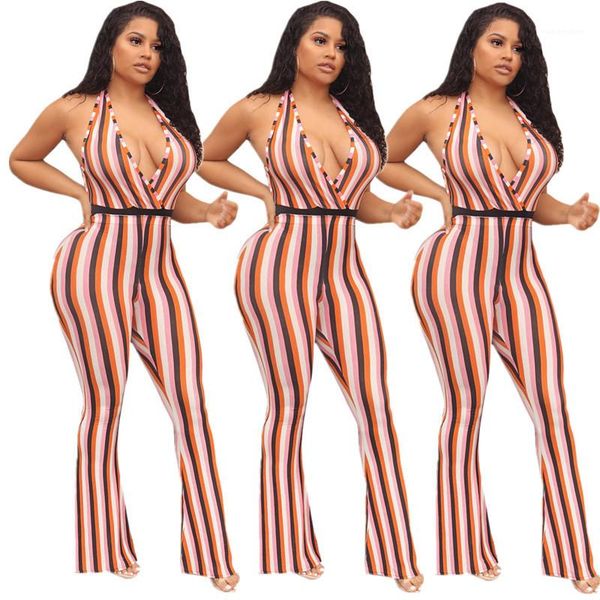 halter skinny rompers sleeveless full length casual jumpsuits womens clothes women designer striped print jumpsuits sexy, Black;white
halter skinny rompers sleeveless full length casual jumpsuits womens clothes women designer striped print jumpsuits sexy, Black;white