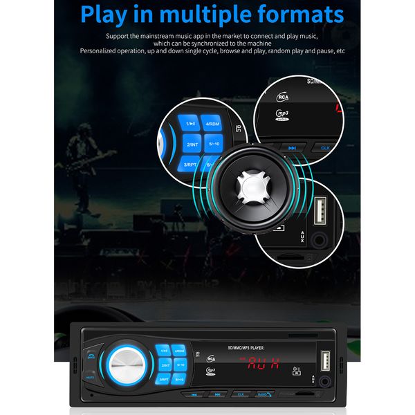 soonhua mp3 player bt audio players car 12v mp3 players usb2.0 with remote control and power cable ing
soonhua mp3 player bt audio players car 12v mp3 players usb2.0 with remote control and power cable ing