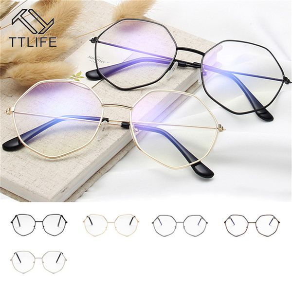 ttlife round glasses women's sun glasses metal frame polygon eyewear vintage female optics eyeglasses clear lens yjhh0317, White;black
ttlife round glasses women's sun glasses metal frame polygon eyewear vintage female optics eyeglasses clear lens yjhh0317, White;black