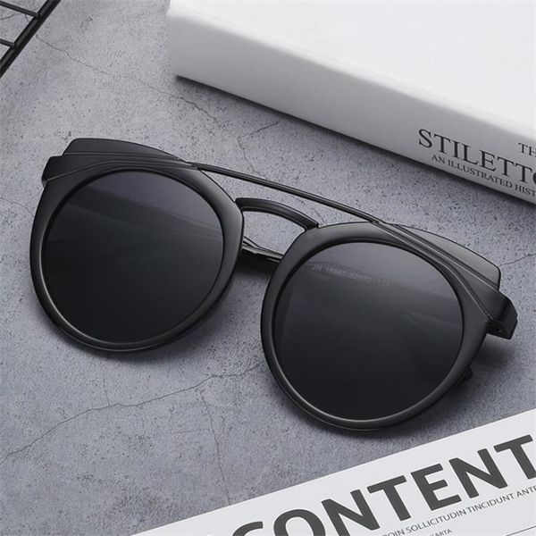 fashion women & men personality cat eye sunglasses round sun glasses anti-uv spectacle double beam eyeglasses goggle sun glasses a, White;black
fashion women & men personality cat eye sunglasses round sun glasses anti-uv spectacle double beam eyeglasses goggle sun glasses a, White;black