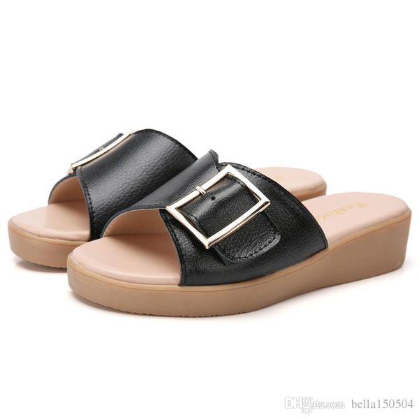 genuine leather female slippers luxury sandals metal buckle women black colors sandals female summer outdoor beach slippers quality
genuine leather female slippers luxury sandals metal buckle women black colors sandals female summer outdoor beach slippers quality