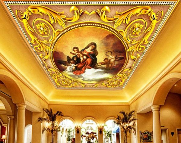 пользовательские фото обои бумаги девы и дитя ангела goceiling обои 3d гостиная спальня ктв бар потолочная роспись шелка росписи обоев
пользовательские фото обои бумаги девы и дитя ангела goceiling обои 3d гостиная спальня ктв бар потолочная роспись шелка росписи обоев