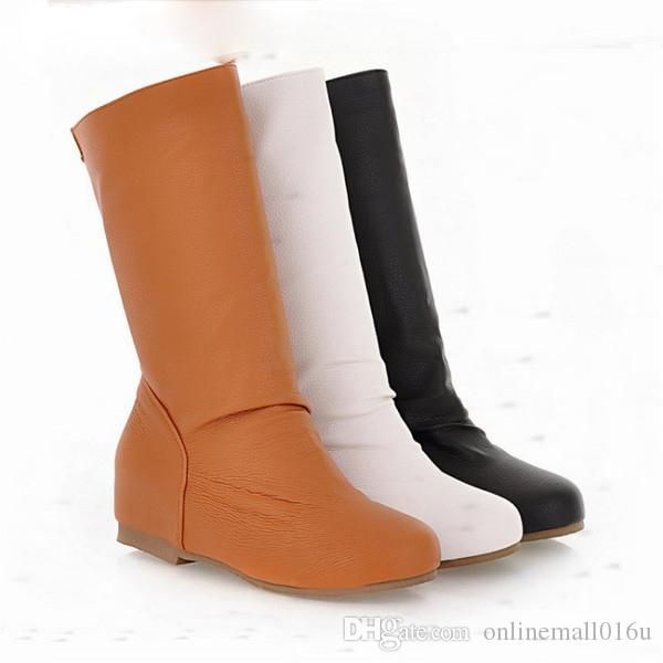 size 35-43 brand new women's shoes increased casual white knight leather boots single boots down sweet martin boots, Black
size 35-43 brand new women's shoes increased casual white knight leather boots single boots down sweet martin boots, Black