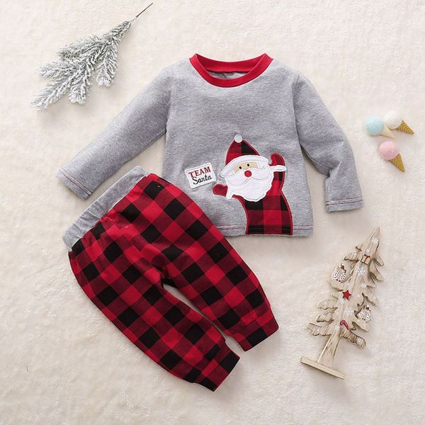 christmas newborn baby girl boy nfant blouse +plaid pants trouser casual long sleeve cartoon ibaby costume set, White
christmas newborn baby girl boy nfant blouse +plaid pants trouser casual long sleeve cartoon ibaby costume set, White
