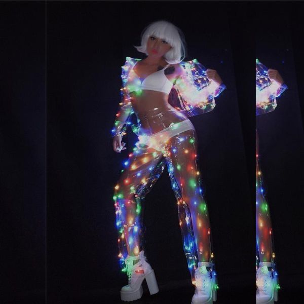 dropshipping perspective color led lights jacket pants performance music festival nightclub singer dance team dj disco costume, Black;red
dropshipping perspective color led lights jacket pants performance music festival nightclub singer dance team dj disco costume, Black;red