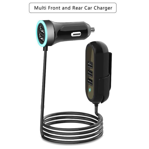 multi 5 ports car charger for iphone samsung tablet rear seat fast car charger 5.8a universal usb extension cable car adapter
multi 5 ports car charger for iphone samsung tablet rear seat fast car charger 5.8a universal usb extension cable car adapter