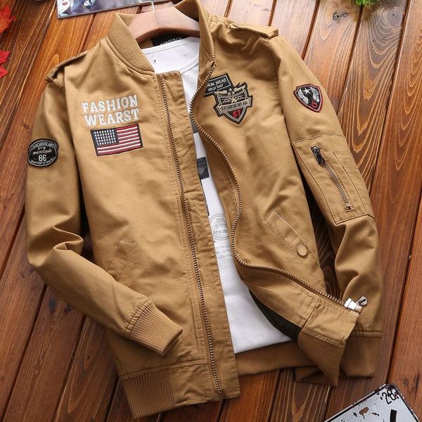 fashion-jacket men spring autumn mens coat casual warm bomber jacket men cotton baseball uniform jacket zipper coat spring size m-4xl, Black;brown
fashion-jacket men spring autumn mens coat casual warm bomber jacket men cotton baseball uniform jacket zipper coat spring size m-4xl, Black;brown