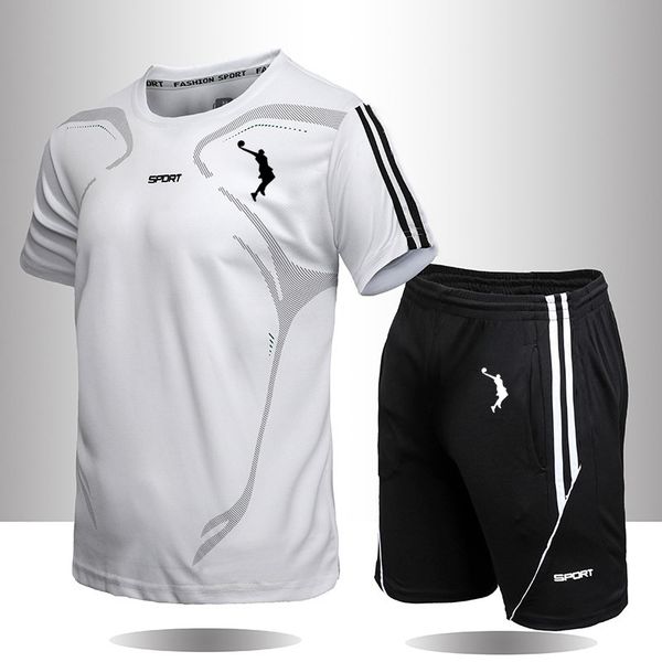 summer sport suit men's sets t shirts+shorts two pieces sets casual tracksuit o-neck solid sportswear sweatsuit tracksuit men, Gray
summer sport suit men's sets t shirts+shorts two pieces sets casual tracksuit o-neck solid sportswear sweatsuit tracksuit men, Gray