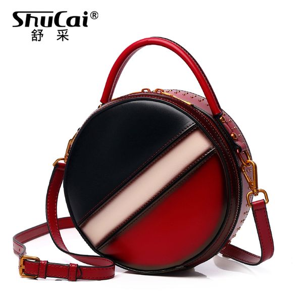 shucai women bag crossbody bag fashion shoulder vintage style handbag female leather circle
shucai women bag crossbody bag fashion shoulder vintage style handbag female leather circle