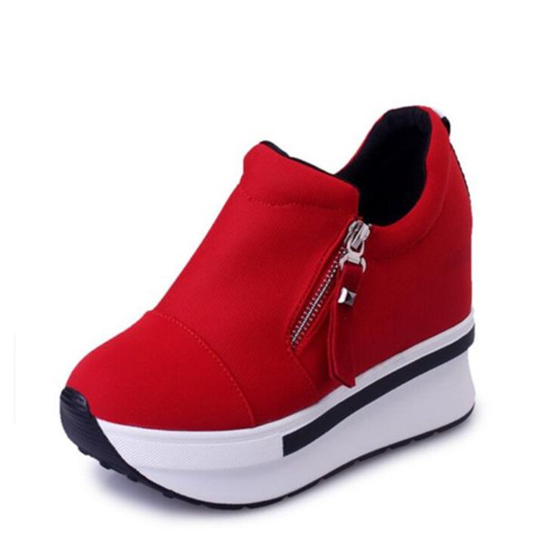 2019 new women wedge platform shoes 7.5cm high heel zipper casual red breathable height increaseing canvas shoes woman sneakers, Black;white
2019 new women wedge platform shoes 7.5cm high heel zipper casual red breathable height increaseing canvas shoes woman sneakers, Black;white