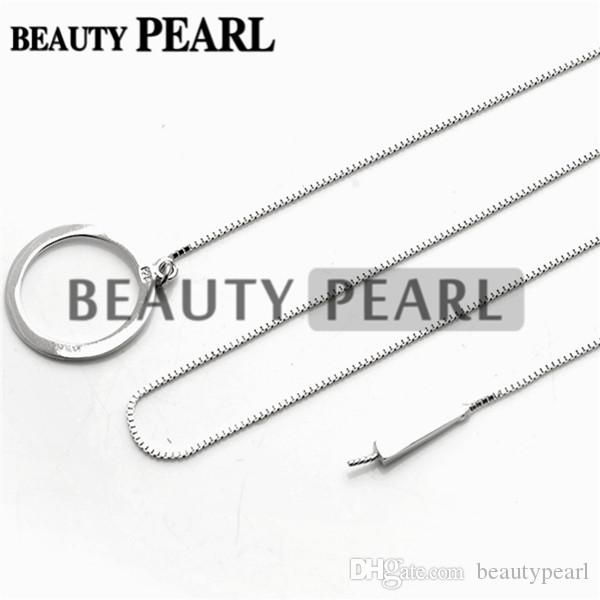 5 pieces sterling 925 silver box chain circle pendant mounting necklace jewellery necklace blank settings for pearls, Slivery;crystal
5 pieces sterling 925 silver box chain circle pendant mounting necklace jewellery necklace blank settings for pearls, Slivery;crystal