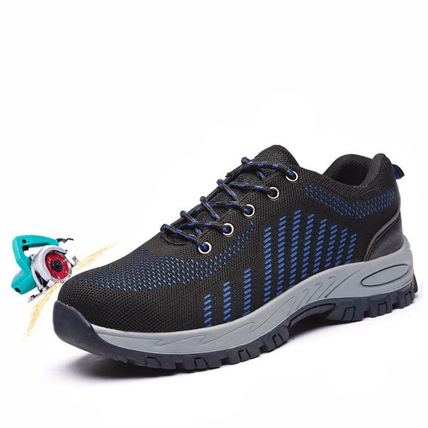 new flying woven men's labor insurance shoes women's site protective safety shoes smashing anti-smashing anti-slip work boots, Black 
new flying woven men's labor insurance shoes women's site protective safety shoes smashing anti-smashing anti-slip work boots, Black