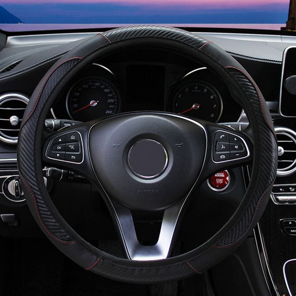 car steering wheel cover breathable anti slip pu leather covers for steering suitable 37-38cm carbon fiber car decoratio
car steering wheel cover breathable anti slip pu leather covers for steering suitable 37-38cm carbon fiber car decoratio