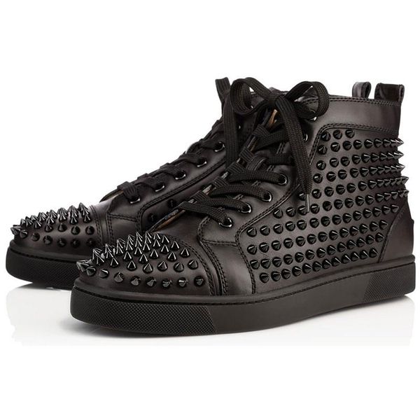 2019 designer shoes studded spikes flats shoes red bottoms shoes mens womens party lovers genuine leather sneakers size 36-46l11 cs07, Black
2019 designer shoes studded spikes flats shoes red bottoms shoes mens womens party lovers genuine leather sneakers size 36-46l11 cs07, Black