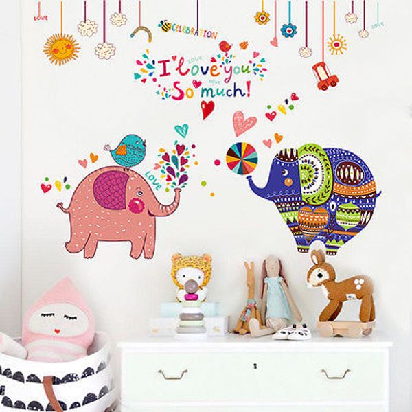 new cartoon wall sticker removable elephant kids room decal vinyl diy animal home decor
new cartoon wall sticker removable elephant kids room decal vinyl diy animal home decor