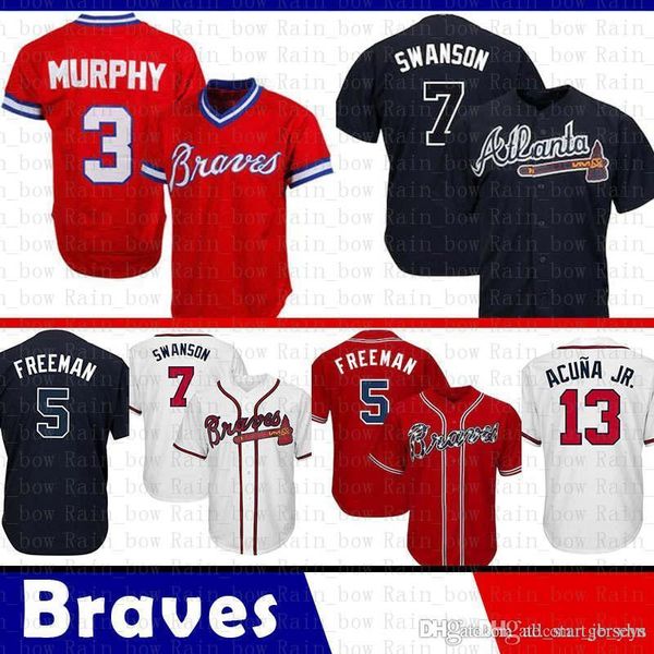 13 Ronald Acuña Jr. Atlanta 10 Chipper Jones Jersey Braves 5 Freddie Freeman 3 Dale Murphy Baseball Jerseys
13 Ronald Acuña Jr. Atlanta 10 Chipper Jones Jersey Braves 5 Freddie Freeman 3 Dale Murphy Baseball Jerseys