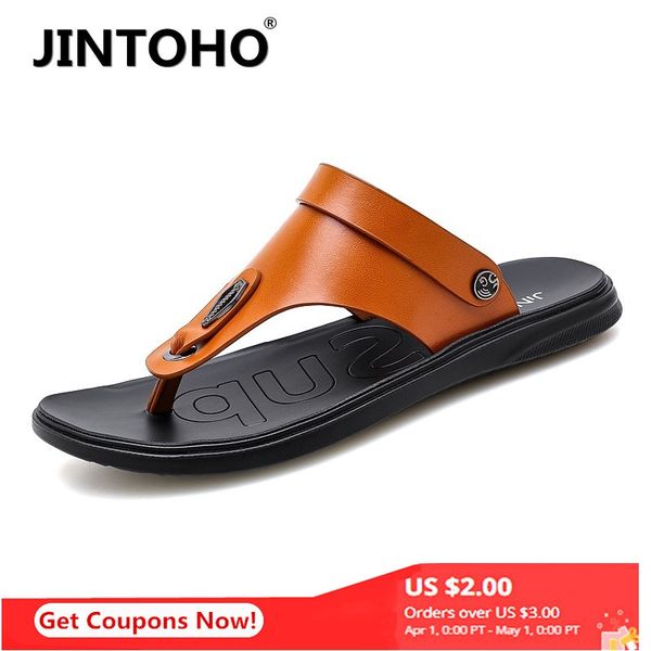 jintoho new classic men's sandals summer leather beach sandals soft and comfortable light home casual shoes, Black
jintoho new classic men's sandals summer leather beach sandals soft and comfortable light home casual shoes, Black