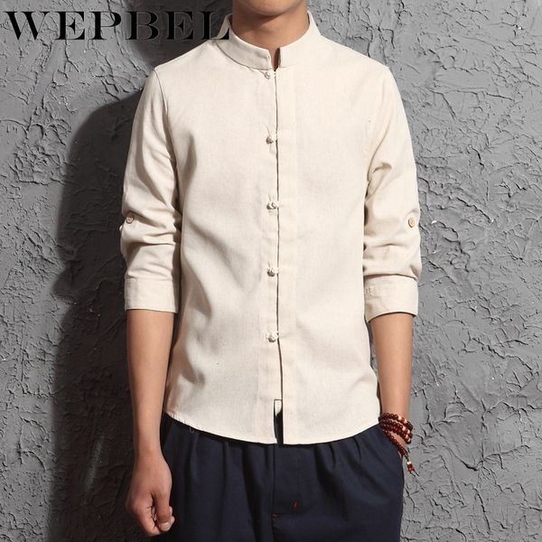 wepbel chinese traditional men long sleeve shirts spring autumn tang suit men blouse, White;black
wepbel chinese traditional men long sleeve shirts spring autumn tang suit men blouse, White;black