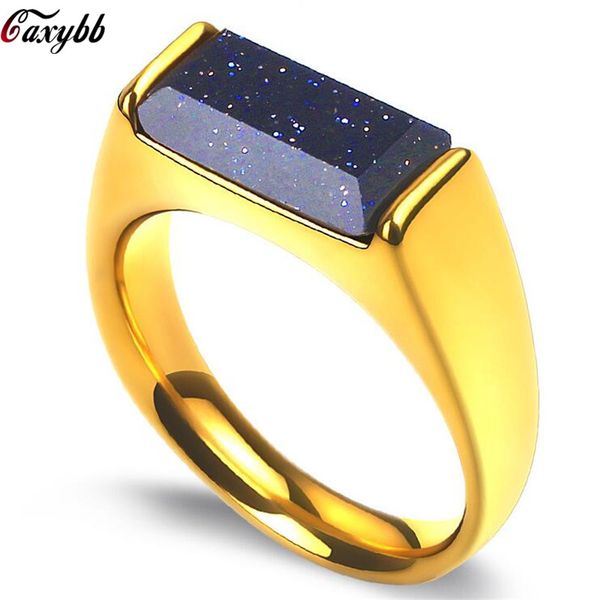 men ring blue cz stone square stainless steel gold color daily male alliance jewelry size 7-11, Golden;silver
men ring blue cz stone square stainless steel gold color daily male alliance jewelry size 7-11, Golden;silver