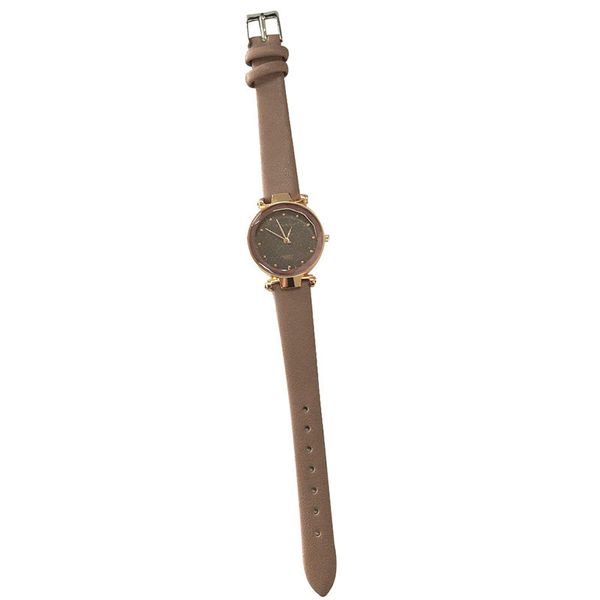 women girl retro quartz wrist watch pu leather strap colored thin dial watches ts95, Slivery;brown
women girl retro quartz wrist watch pu leather strap colored thin dial watches ts95, Slivery;brown
