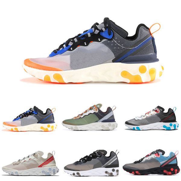 Epic React Element 87 Повседневная обувь для мужчин Женщины белый черный Нептун зеленый синий мужской тренер дизайнер дышащий спортивные кроссовки размер 36-45
Epic React Element 87 Повседневная обувь для мужчин Женщины белый черный Нептун зеленый синий мужской тренер дизайнер дышащий спортивные кроссовки размер 36-45