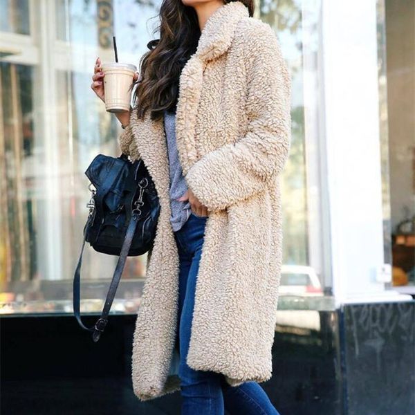 mumuzi 2018 новый тедди пальто искусственного меха длинное пальто женщин ягненка меха повернуть вниз воротник высокая улица осень теплый fau, Black
mumuzi 2018 новый тедди пальто искусственного меха длинное пальто женщин ягненка меха повернуть вниз воротник высокая улица осень теплый fau, Black