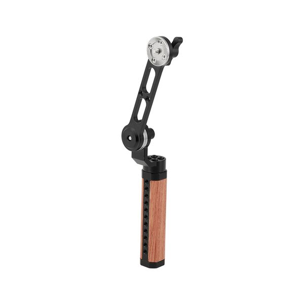 camvate adjustable wooden handgrip & extension arm with arri rosette style connection joint (either side) item code: c2337
camvate adjustable wooden handgrip & extension arm with arri rosette style connection joint (either side) item code: c2337