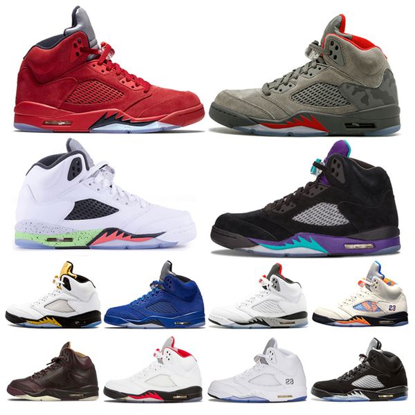 2019 5 5s og black metallic white cement mens basketball shoes blue suede olympic gold medal fire red sports sneakers shoes us 7-13
2019 5 5s og black metallic white cement mens basketball shoes blue suede olympic gold medal fire red sports sneakers shoes us 7-13