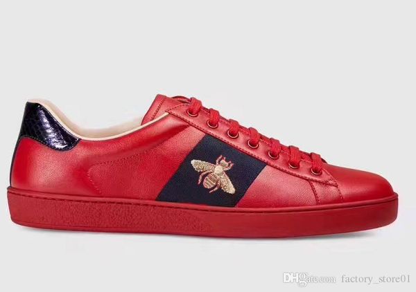 2019 new arrival fashion men women casual shoes luxury designer sneakers shoes genuine leather bee embroidered, Black
2019 new arrival fashion men women casual shoes luxury designer sneakers shoes genuine leather bee embroidered, Black